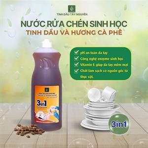 Nước rửa chén 3IN1 Đức Khang GR Tinh Dầu & Hương Cà Phê 800gr